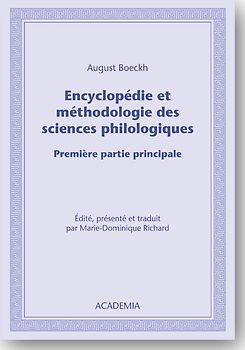 Encyclopédie et méthodologie des sciences philologiques