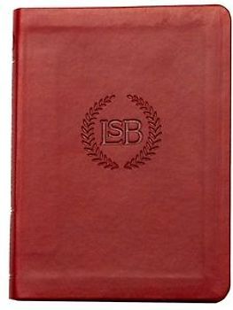 Legacy Standard Bible, New Testament with Psalms and Proverbs LOGO Edition - Burgundy Faux Leather