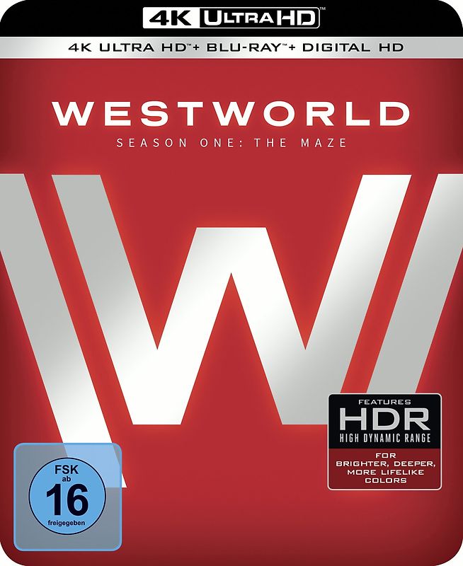 Westworld - Staffel eins: Das Labyrinth [inkl. Blu-rays, 6 Discs] Blu-ray Disc