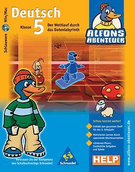 Alfons Abenteuer: Deutsch 5 - Der Wettlauf durch das Datenlabyrinth MacOS
