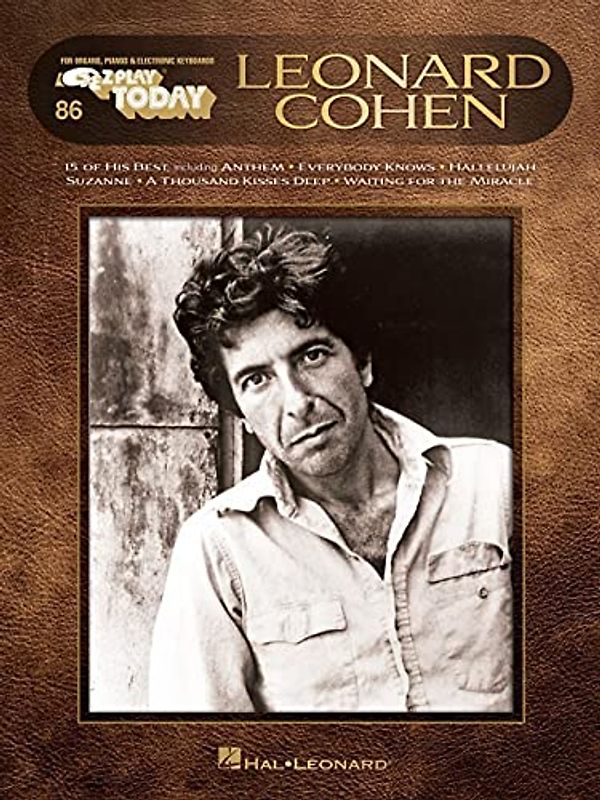 E-Z Play: Leonard Cohen: Songbook für Klavier: E-Z Play Today #86
