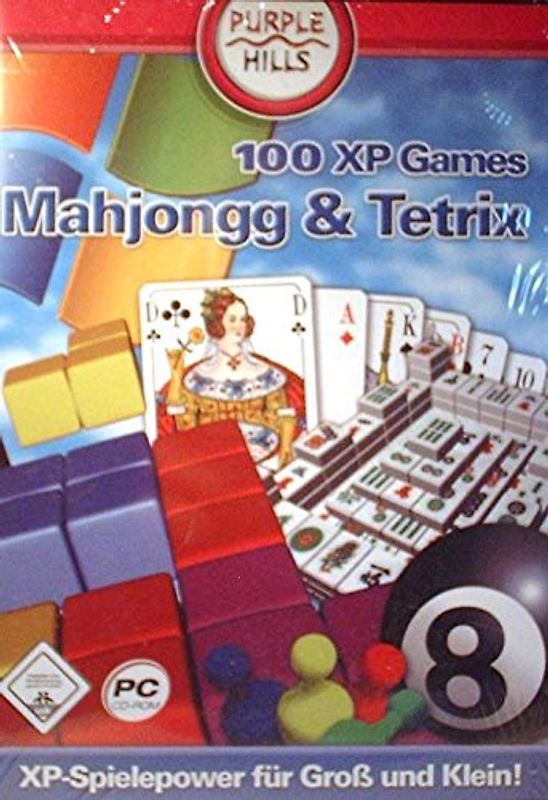 100 XP Games Mahjongg & Tetrix [Purple Hills] PC Spiele