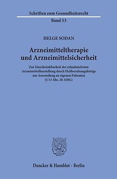 Arzneimitteltherapie und Arzneimittelsicherheit.