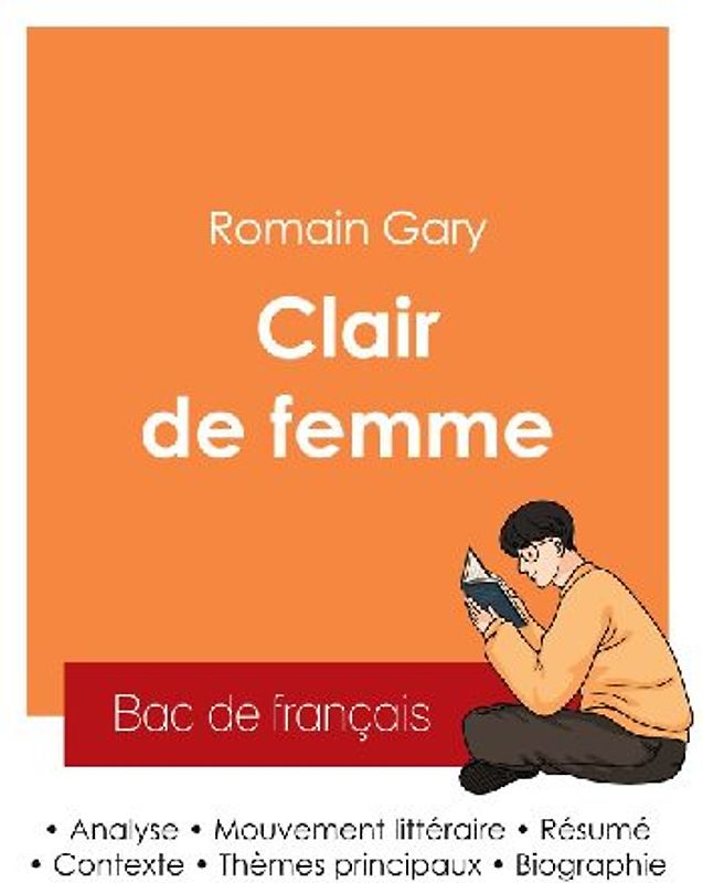 Réussir son Bac de français 2025 : Analyse du roman Clair de femme de Romain Gary