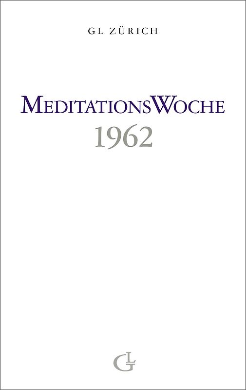 Meditationswoche 1962