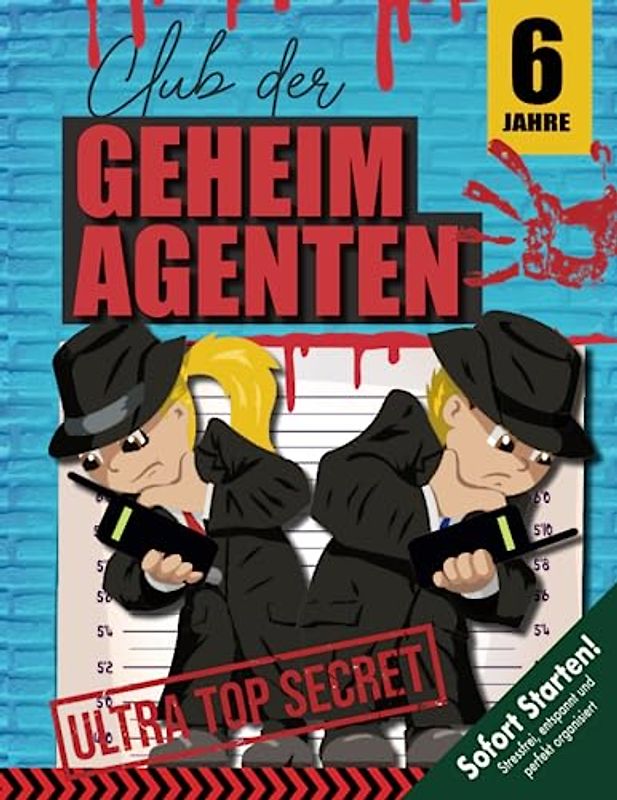 Geheimagenten Schnitzeljagd Kindergeburtstag ab 6 Jahren: Scharfsinnig und voller Tatendrang lösen wir spannende Fälle. Ein cooler Geheimagentenclub, der auf euch wartet! (Bravo Schatzsuche)