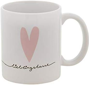 Lieblingstasse "Herz" in rosa | Kaffeebecher | Geburtstag | Geschenkidee für Frauen |verpackt in passender Geschenkbox mit Geschenk-Aufkleber | Stay Inspired! by Lisa Wirth