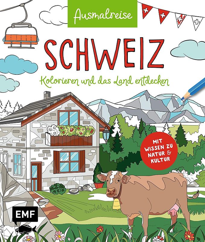 Ausmalreise Schweiz