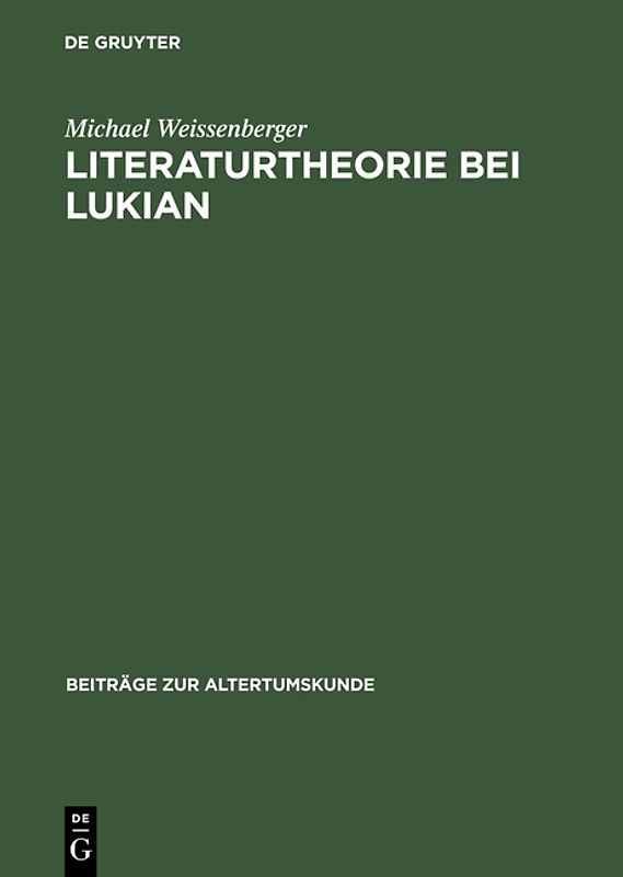 Literaturtheorie bei Lukian