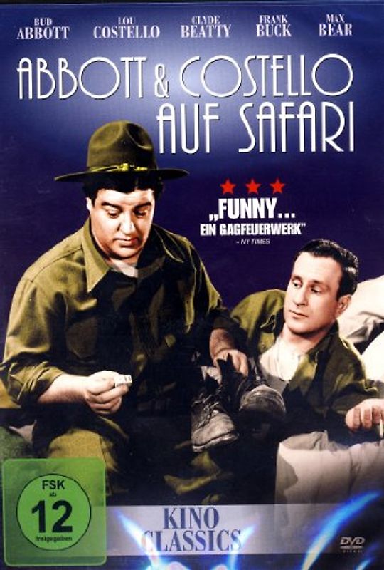 Abbott & Costello Auf Safari DVD