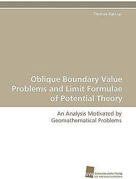 Oblique Boundary Value Problems and Limit Formulae of Potential Theory
