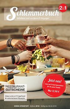 Gutscheinbuch Schlemmerbuch Kreis Steinfurt 2018
