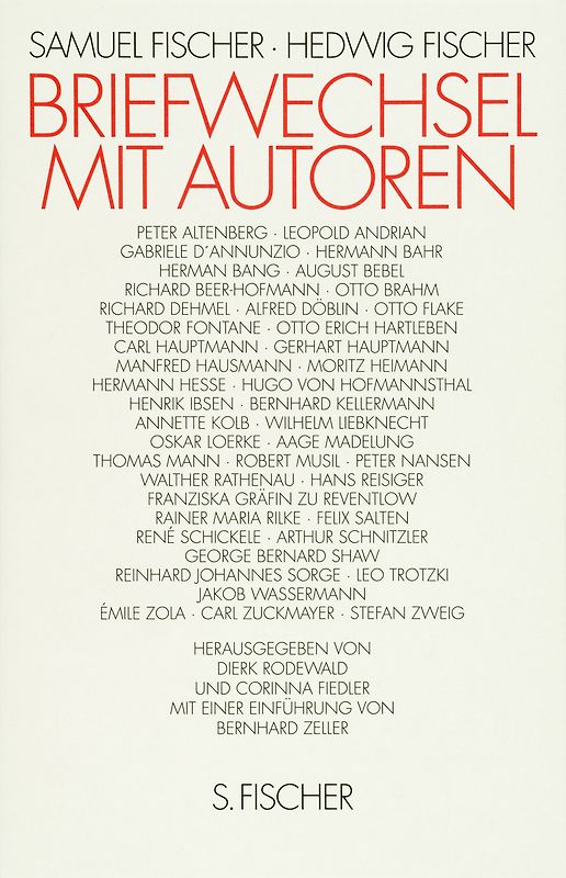 Briefwechsel mit Autoren