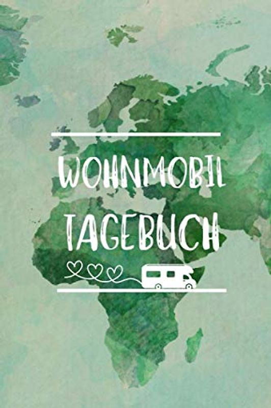 WOHNMOBIL TAGEBUCH: Camping Logbuch punktiert für Reisen mit Camper, Van, Wohnwagen oder Wohnmobil zum Eintragen | Reisetagebuch | Vanlife Zubehör | Wohnmobil Geschenk