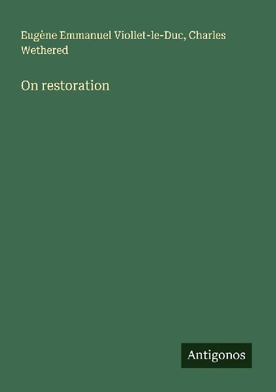 On restoration