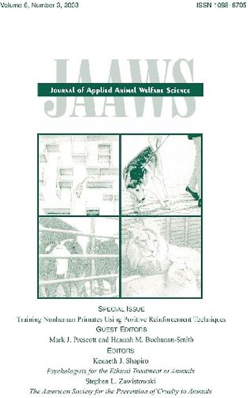 Training Nonhuman Primates Using Positive Reinforcement Techniques