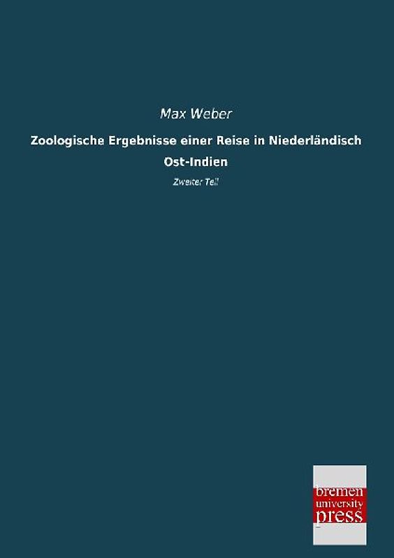 Zoologische Ergebnisse einer Reise in Niederländisch Ost-Indien