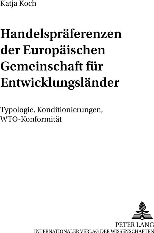 Handelspräferenzen der Europäischen Gemeinschaft für Entwicklungsländer