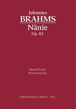 Nänie, Op. 82 - Vocal Score