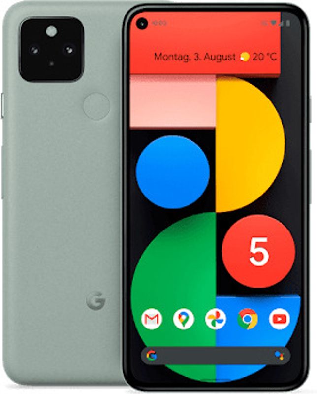 Google Pixel 5 Dual SIM 128 Go vert