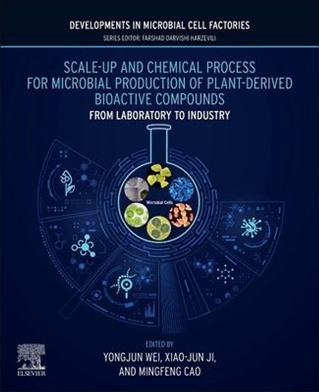 Scale-Up and Chemical Process for Microbial Production of Plant-Derived Bioactive Compounds