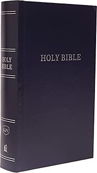 KJV, Pew Bible, Large Print, Hardcover, Blue, Red Letter Edition