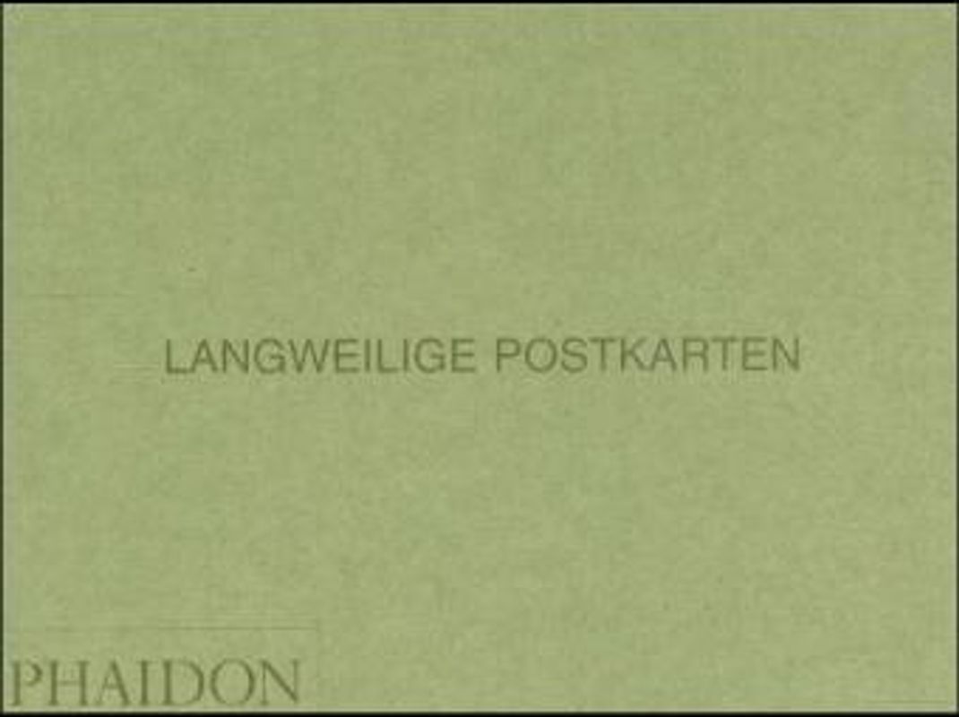 Langweilige Postkarten