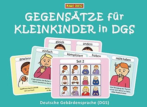 GEGENSÄTZE für KLEINKINDER in DGS: Deutsche Gebärdensprache