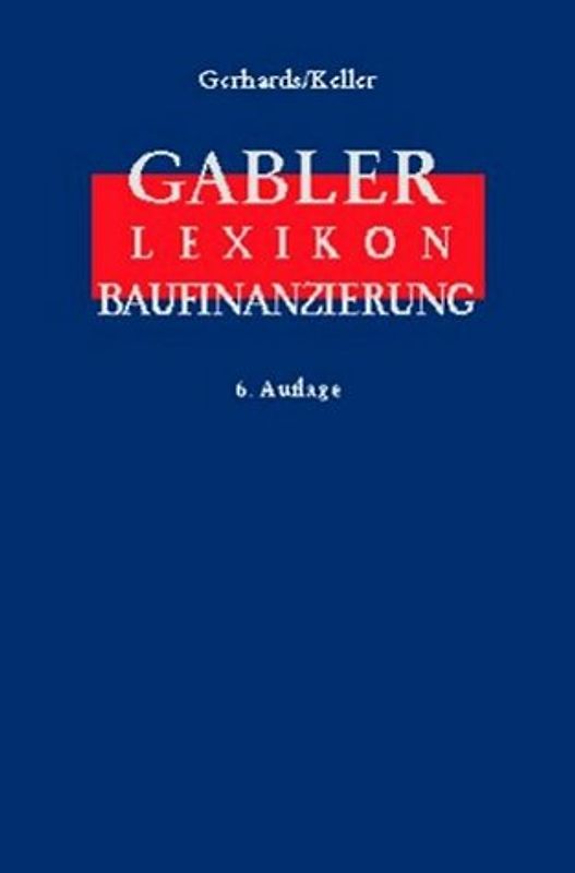 Gabler Lexikon Baufinanzierung