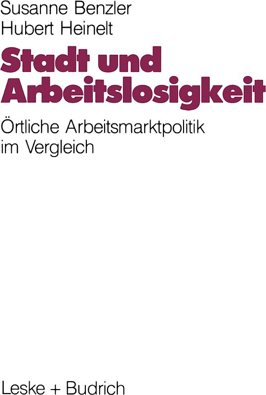 Stadt und Arbeitslosigkeit