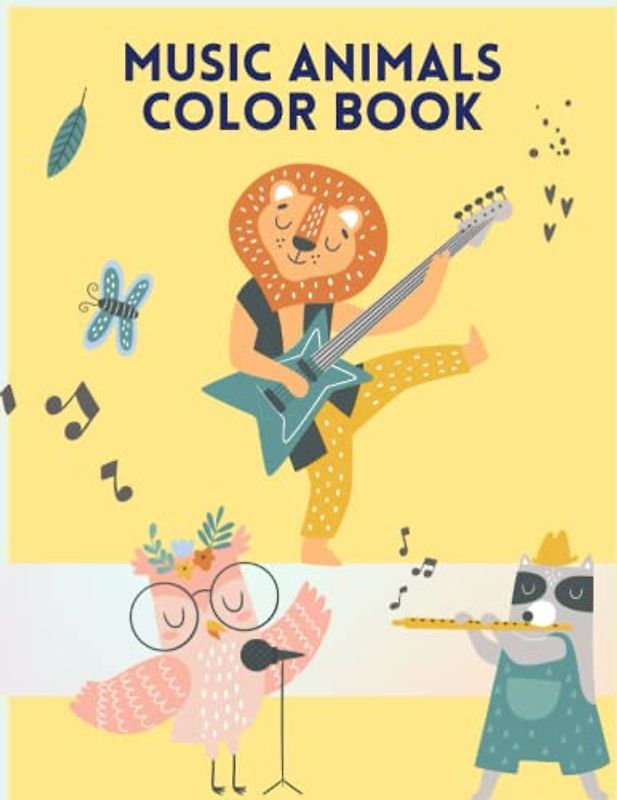 Music Animals Color Book