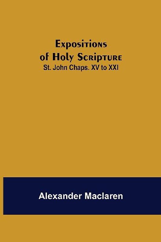 Expositions of Holy Scripture