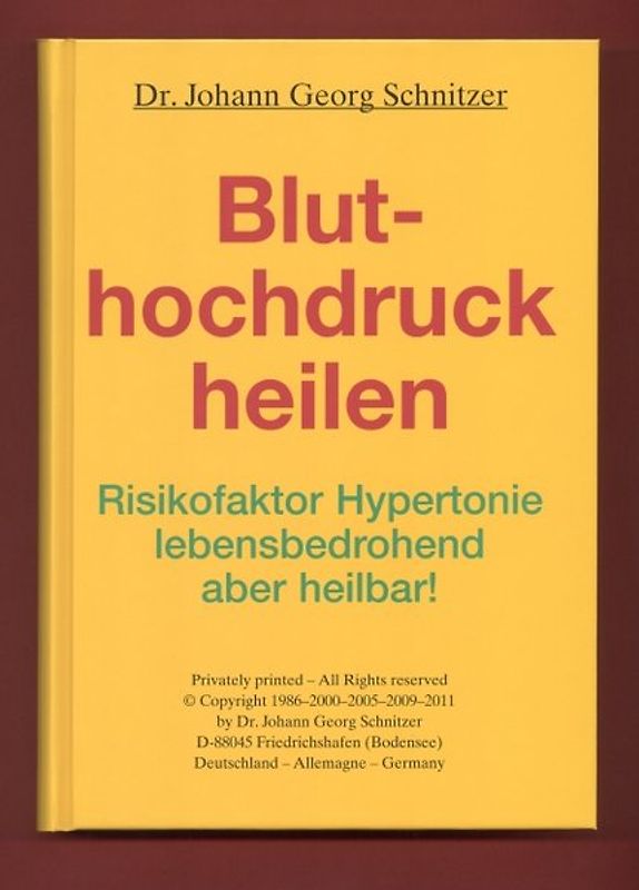 Bluthochdruck heilen