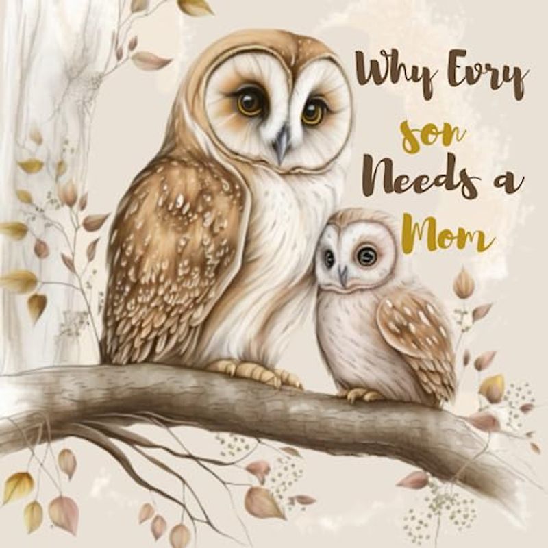 Why Evry son Needs a Mom: Cherish Your Mother and Son Relationship with this Heartwarming Picture Book - Perfect for Celebrating Your Special Bond