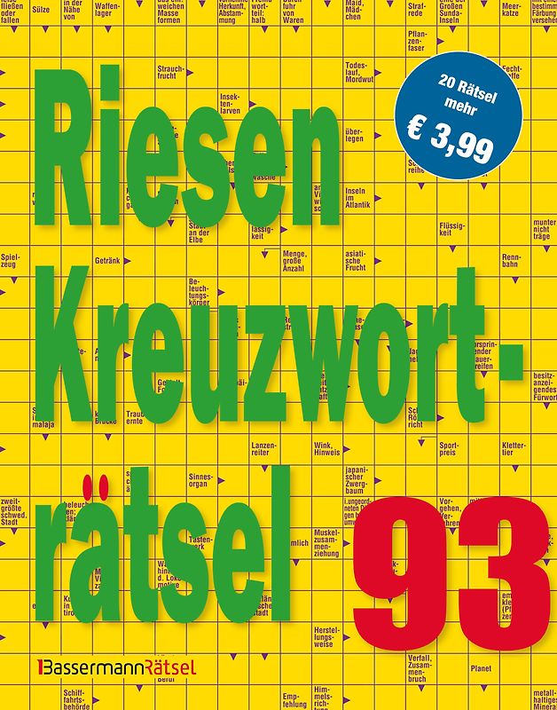 Riesen-Kreuzworträtsel 93