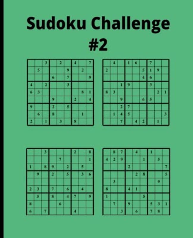 JR's Sudoku Challenge #2 | 200 puzzles from easy to extreme to test your wits