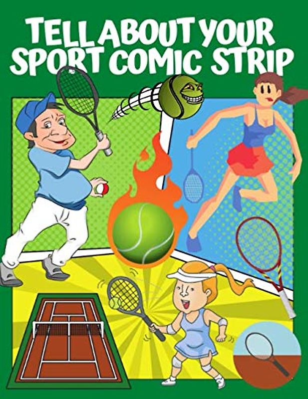 Tell about your sport comic strip: 100 pages - boards to let your creativity express itself through your story