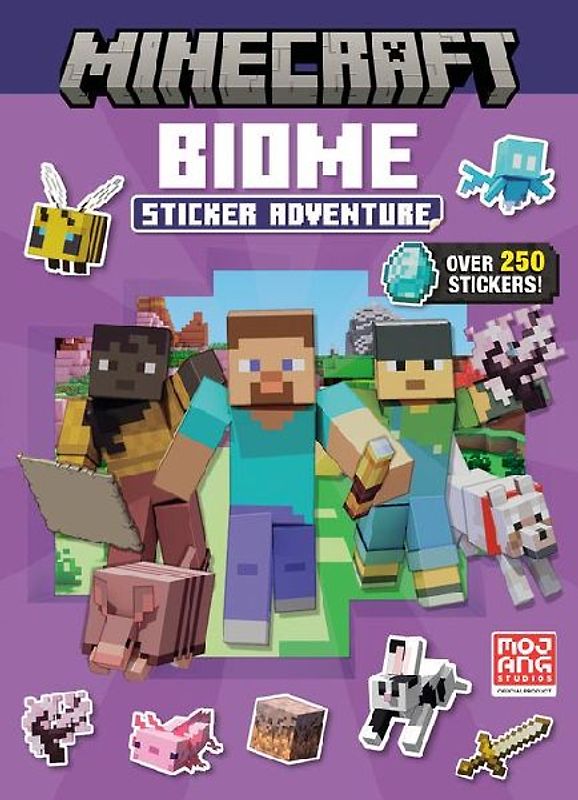 Biome Adventures Sticker Book (Minecraft)