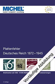 Plattenfehler Deutsches Reich 1872-1945