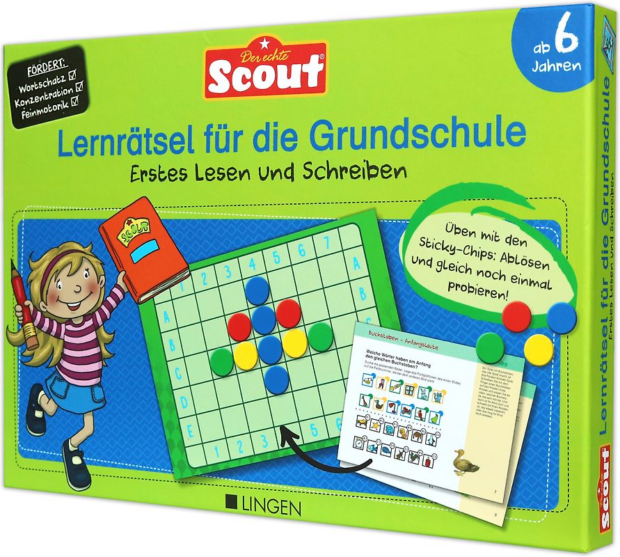 Scout: Lernrätsel für die Grundschule - Erstes Lesen und Schreiben