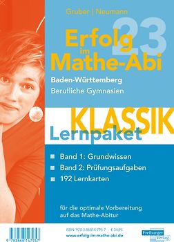 Erfolg im Mathe-Abi 2023 Lernpaket 'Klassik' Baden-Württemberg Berufliche Gymnasie