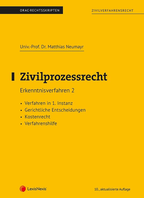 Zivilprozessrecht Erkenntnisverfahren 2 (Skriptum)