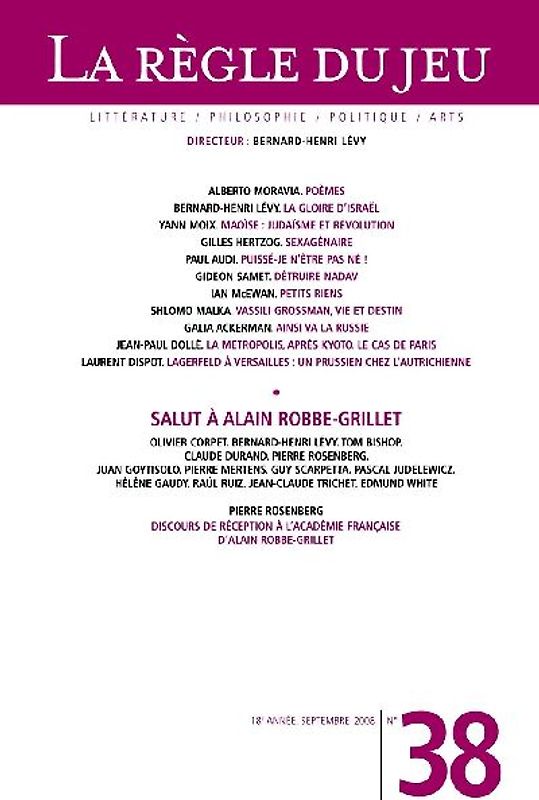 La règle du jeu n°38