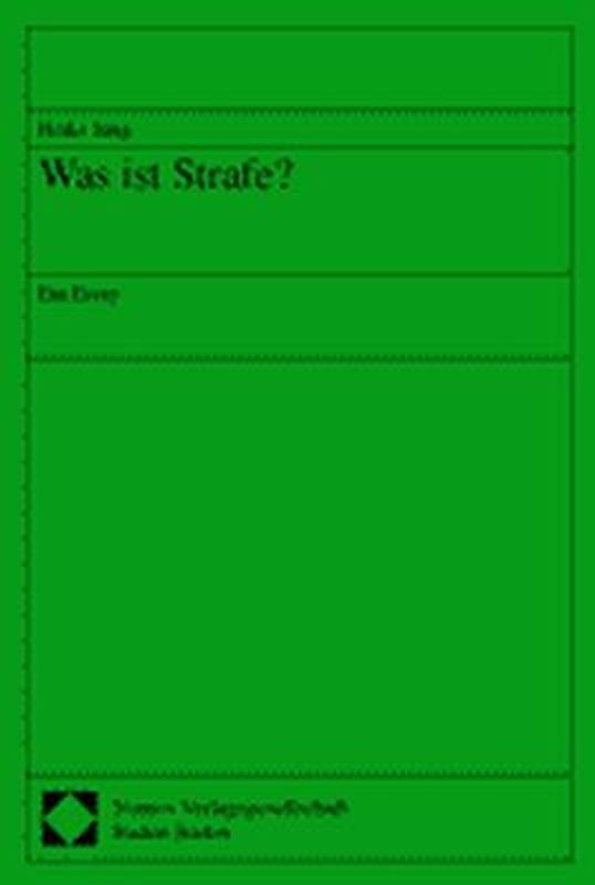 Was ist Strafe?