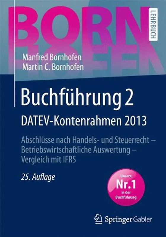 Buchführung 2 DATEV-Kontenrahmen 2013