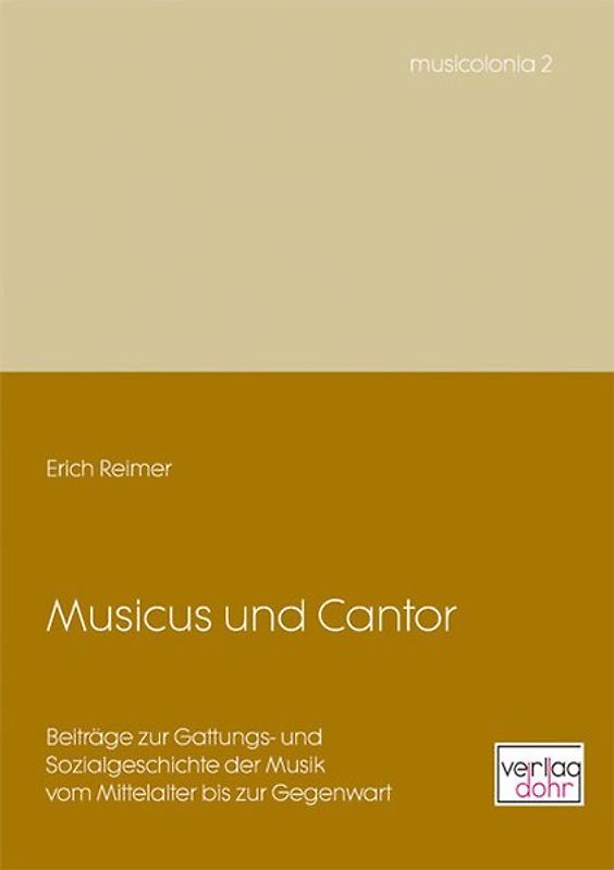Musicus und Cantor