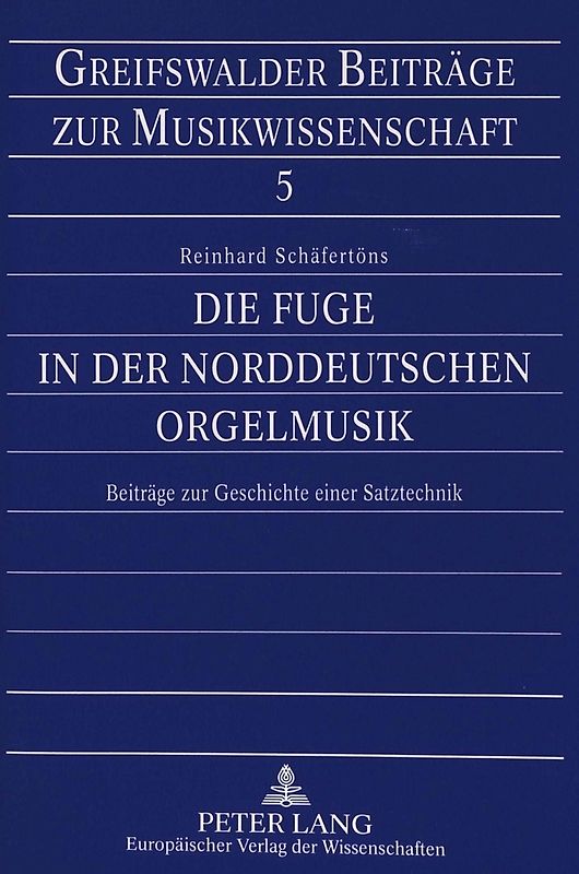 Die Fuge in der Norddeutschen Orgelmusik