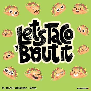 Let's Taco about It 2026 12 X 12 Wall Calendar