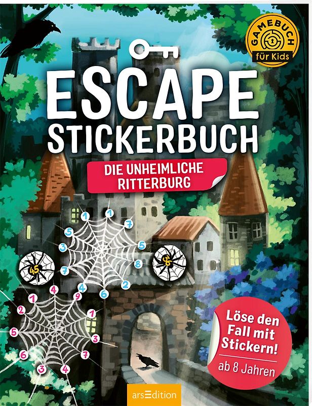 Escape-Stickerbuch – Die unheimliche Ritterburg