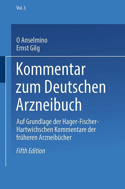 Kommentar zum Deutschen Arzneibuch